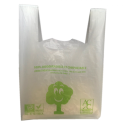 sac plastique biodégradable à bretelle