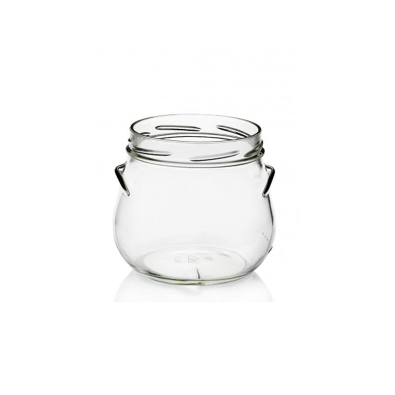 Momomi XL transparent naturelle pot de conservation en verre